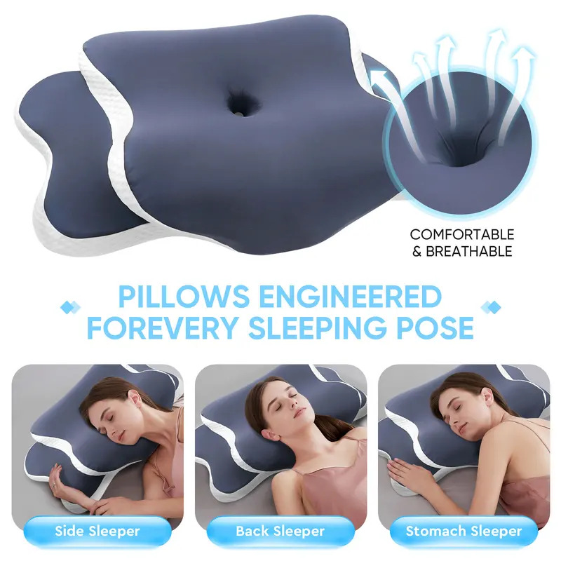 Oreiller en mousse à mémoire d - Memory Foam Orthopedic Pillow Neck Pain avis et prix