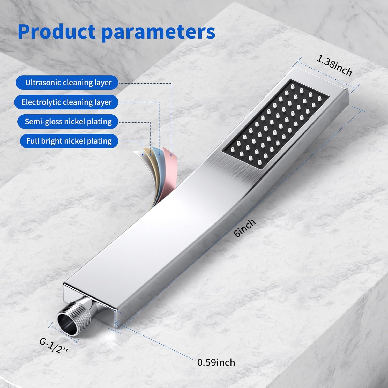 Pommeau de douche WC de haute  - High Pressure Shower Head Handheld avis et prix