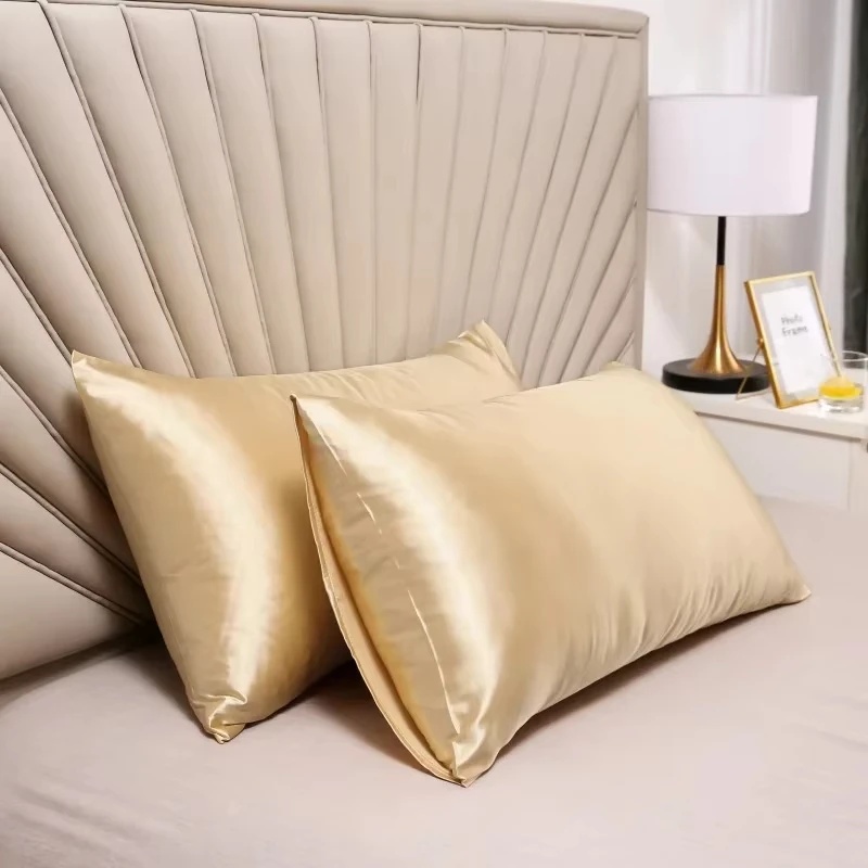 Taie d'oreiller 100% soie, hou - Satin Silk Pillowcase Hair Skin avis et prix
