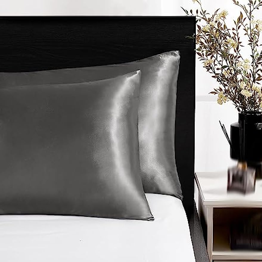 Lot de 2 taies d'oreiller en s - Satin Silk Pillowcase Hair Skin avis et prix