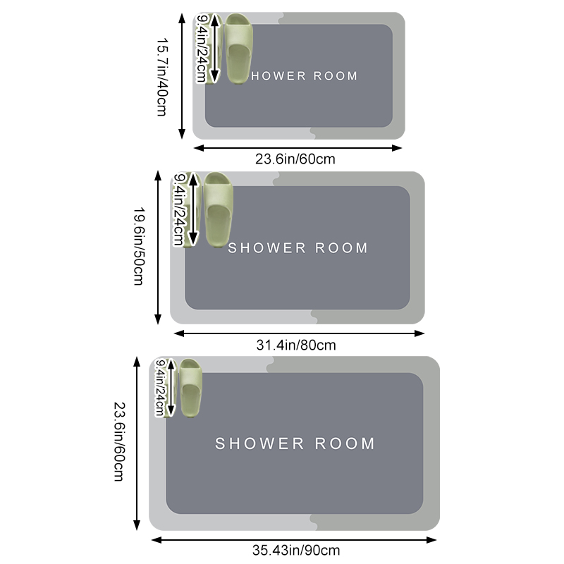 Tapis de bain en terre de diat - Quick Dry Diatomite Bath Mat avis et prix