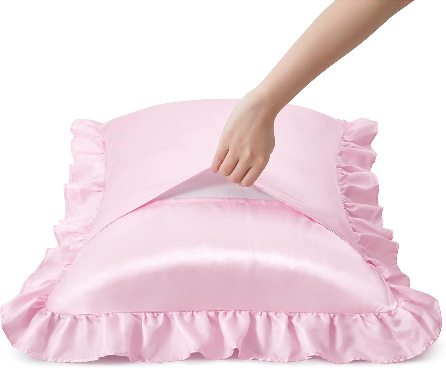 Taies d'oreiller en satin à vo - Satin Silk Pillowcase Hair Skin avis et prix