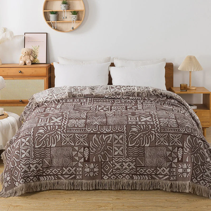 Couvre-lits en coton, 4 couche - Muslin Cotton Bedspread avis et prix
