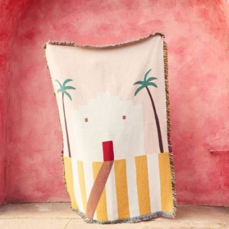 Textile City Ins-Couverture à  - Boho Throw Blanket Fringe avis et prix