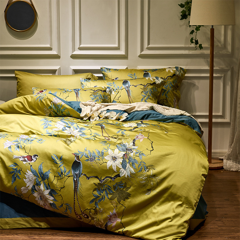 Ensemble de literie de luxe en - Aesthetic Floral Duvet Cover avis et prix