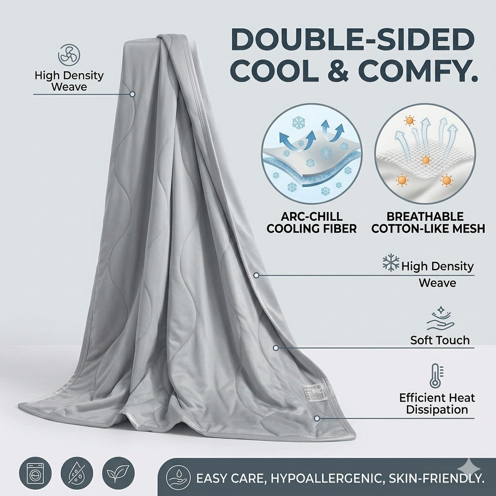 Couverture légère, respirante  - Cooling Blanket Hot Sleepers avis et prix